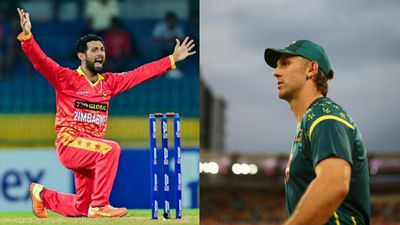Australia to tour Zimbabwe after 12 years for three-match ODI series Zimbabwe's Sikandar Raza (L) and Australia's Mitchell Starc in frame