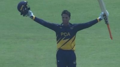 Abhishek Sharma slams 16 sixes in 52-ball 148 against Bengal in SMAT 2025, equals Rohit Sharma, Jos Buttler's rare feat Abhishek Sharma