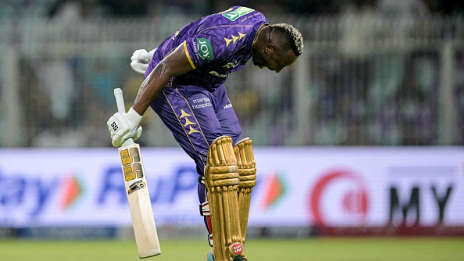 Andre Russell announces retirement from IPL to re-join KKR as 'power coach', says 'I felt weird to see myself in any colour other than purple' Kolkata Knight Riders' Andre Russell reacts upon his dismissal during the Indian Premier League (IPL) match against Chennai Super Kings at the Eden Gardens in Kolkata on May 7, 2025.