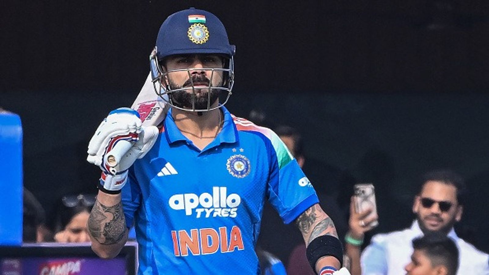 ‘Once I make myself available to play, I arrive at…’: Virat Kohli’s indirect swipe at critics sparks discussion about his London stay and dedication to India India's Virat Kohli arrives to bat during the first one-day international (ODI) cricket match between India and South Africa