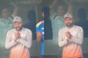 Watch: Rohit Sharma aggressively celebrates Virat Kohli's stunning century in 1st ODI vs South Africa, Hitman's reaction goes viral SportsTak