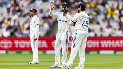 BCCI clears the air on talks around Rohit Sharma, Virat Kohli Test retirement u-turn Virat Kohli of India having a chat with Rohit Sharma during day two of the NRMA Insurance Boxing Day Test match of Border Gavaskar trophy between Australia and India