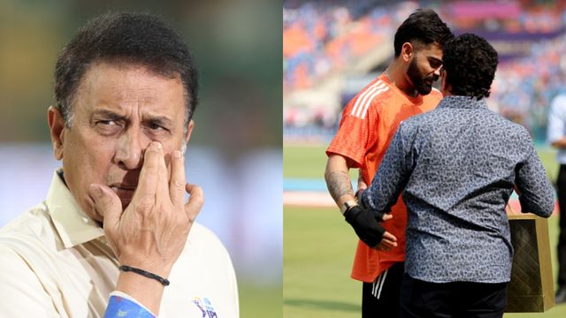 When you pass Sachin, you know where this man stands...': Sunil Gavaskar settles Kohli vs Tendulkar debate after Virat's 52nd ODI century Sunil Gavaskar along with Virat Kohli and Sachin Tendulkar