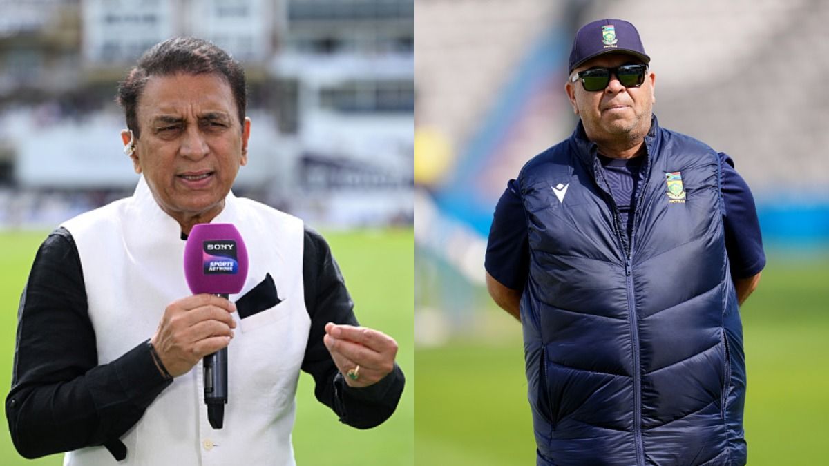 Sunil Gavaskar and Shukri Conrad