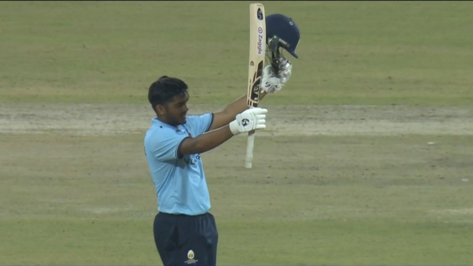 India's U19 World Cup 2026 captain Ayush Mhatre scores back-to-back centuries in SMAT 2025, makes run chase look easy Mumbai opener Ayush Mhatre celebrates his century against Andhra Pradesh in SMAT 2025.