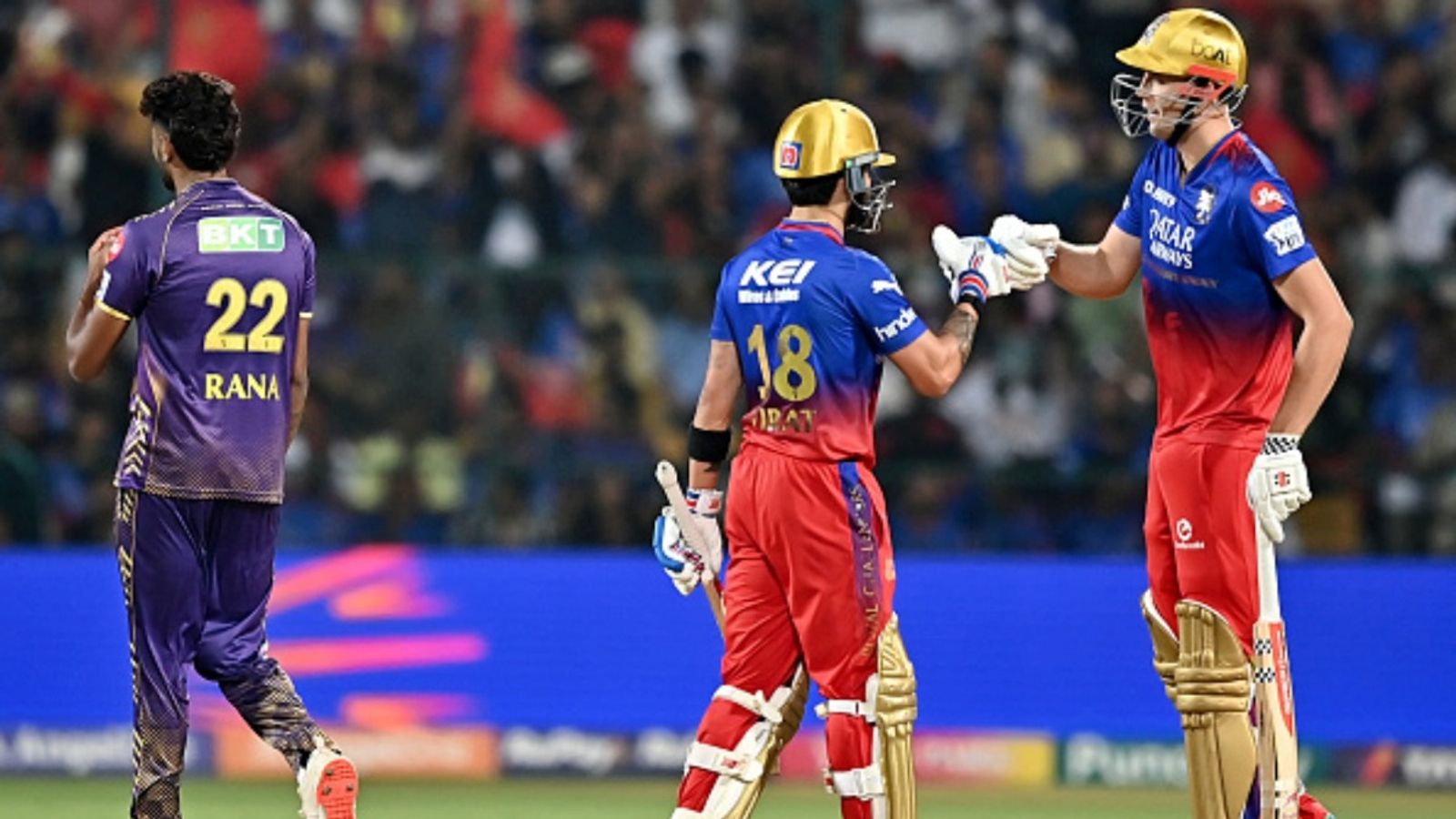 Cameron Green registers for IPL 2026 mini-auction after missing previous season due to injury, check list of 45 players with Rs 2 crore base price Royal Challengers Bengaluru's Cameron Green (R) and Virat Kohli (C) bump their fists during the Indian Premier League (IPL) match against Kolkata Knight Riders at the M Chinnaswamy Stadium in Bengaluru on March 29, 2024.