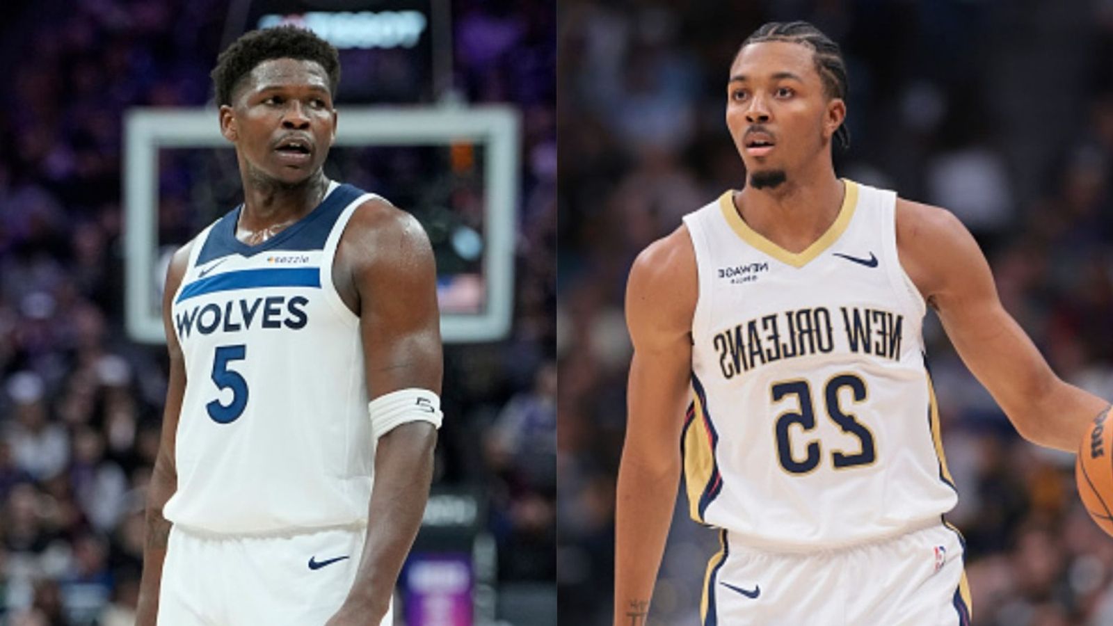 Timberwolves vs Pelicans schedule: Date, time, live stream, and more on NBA 2025-26 season (December 2) Anthony Edwards, Trey Murphy III in the frame (Images via Getty)