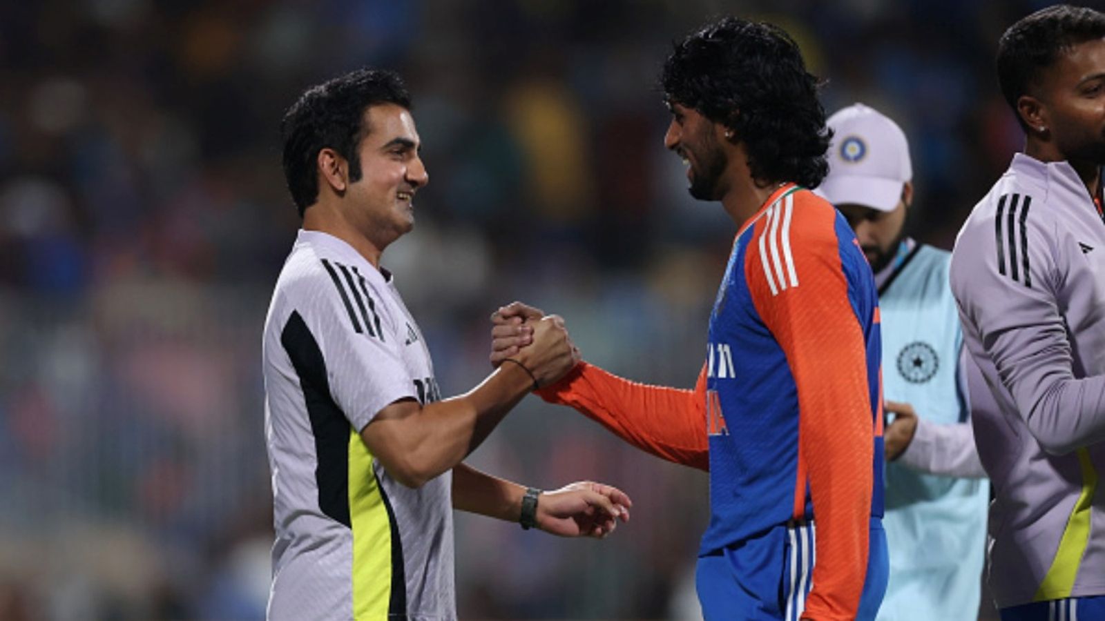 'Gautam sir puts me under pressure in practice sessions': Tilak Varma hails head coach as he waits for ODI comeback after 2 years Tilak Varma (R) of India celebrates with head coach, Gautam Gambhir after his match-winning knock against England at MA Chidambaram Stadium on January 25, 2025 in Chennai, India.