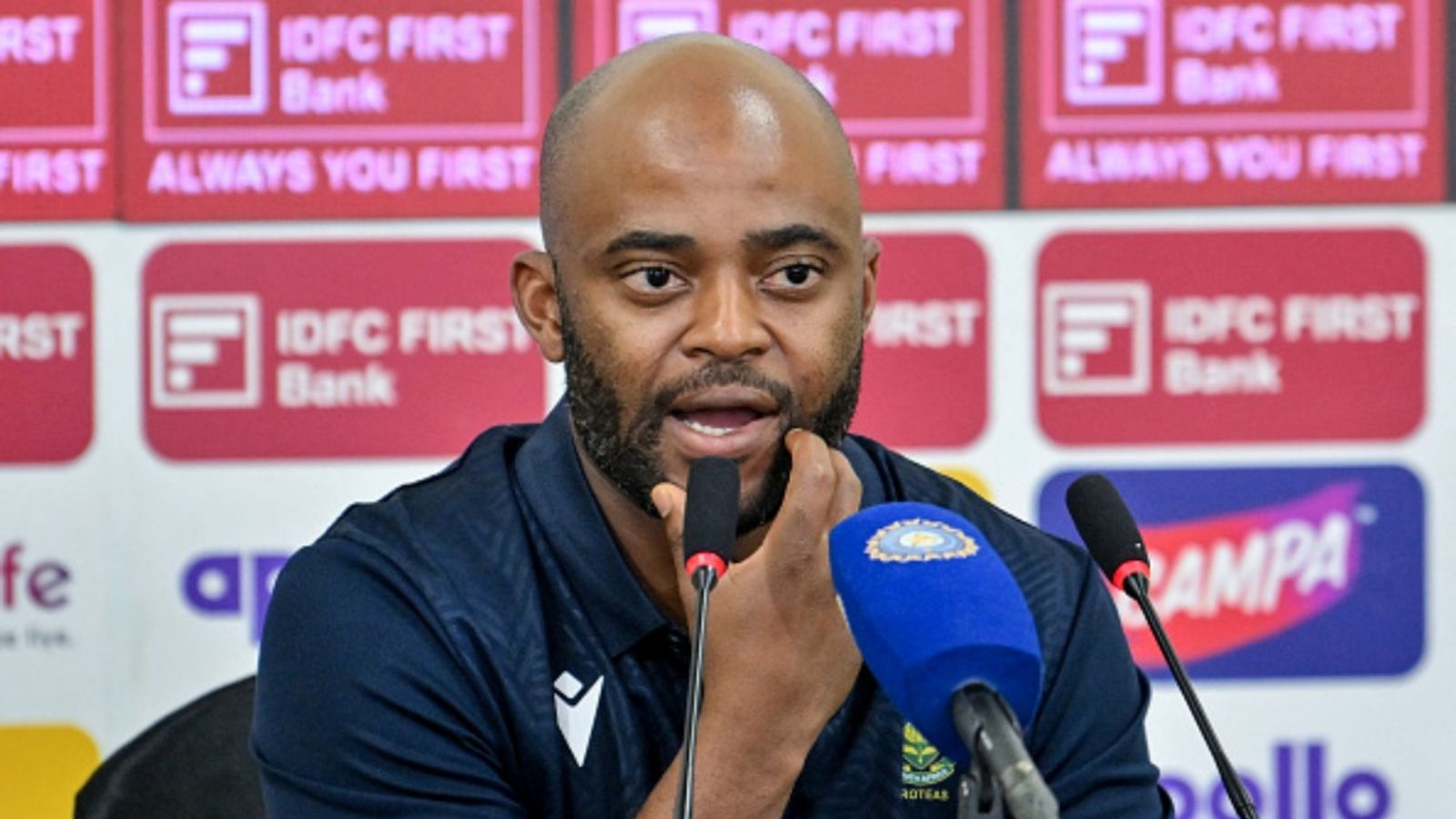'All of us have been crying for more...': Temba Bavuma wants 'people in suits' to arrange 4-match Test series vs India before retiring South Africa's captain Temba Bavuma speaks during a press conference at the Barsapara Cricket Stadium in Guwahati on November 21, 2025.
