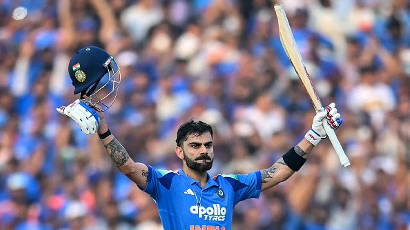 Virat Kohli scores 2nd consecutive ODI ton, becomes 4th batter in international cricket's history to achieve extremely rare feat at home India's Virat Kohli celebrates after scoring a century (100 runs) during the second ODI against South Africa at the Shaheed Veer Narayan Singh International Cricket Stadium in Raipur on December 3, 2025.