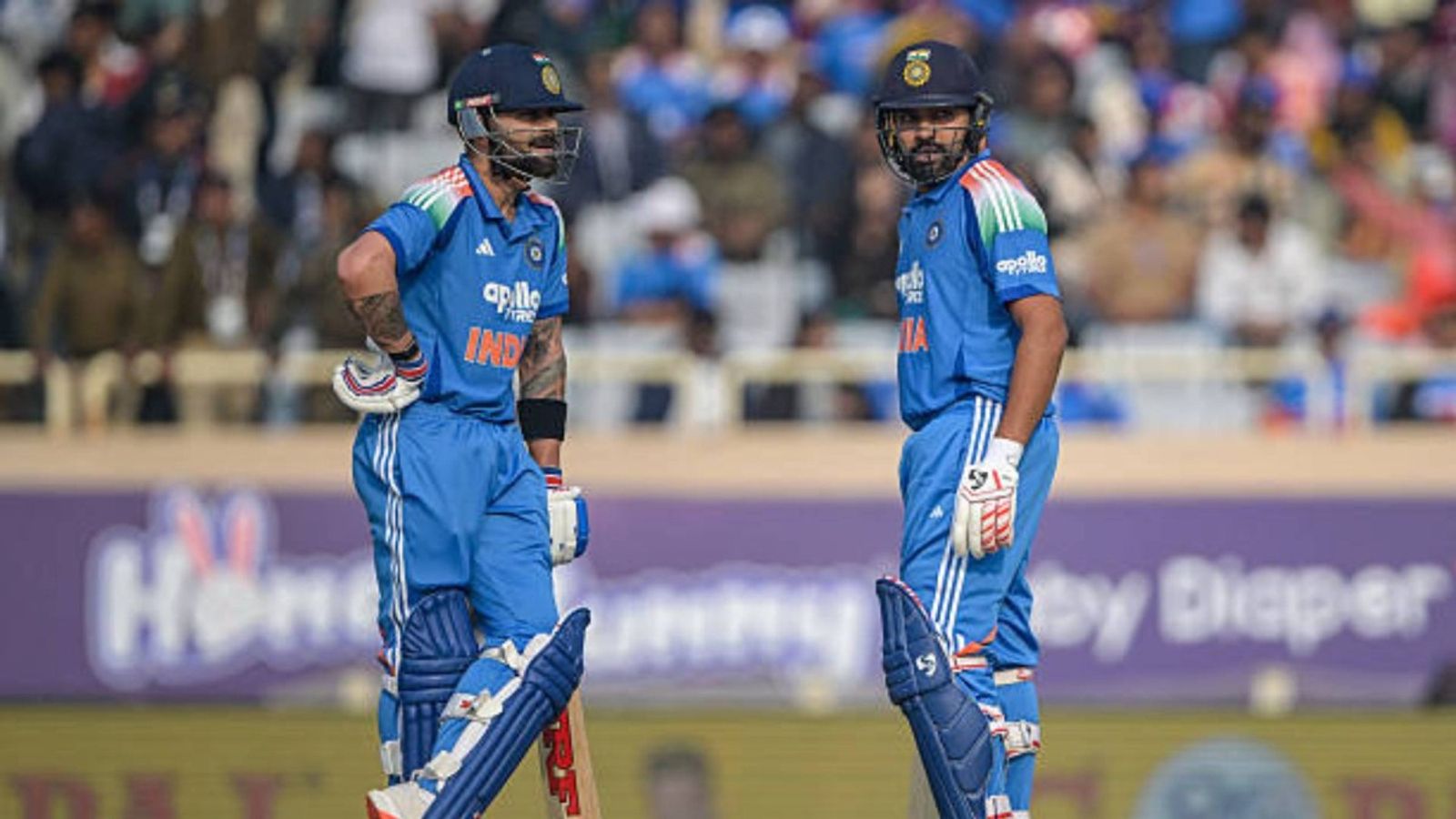 'They have always scored runs...': Harbhajan Singh lambasts Rohit Sharma and Virat Kohli's critics, backs them to play 2027 ODI World Cup Virat Kohli (L) and Rohit Sharma in this frame