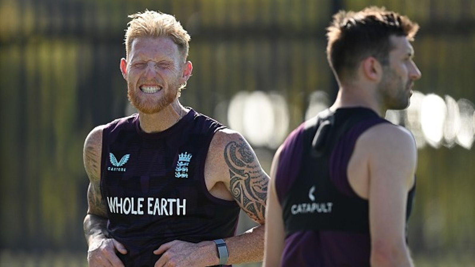 Ben Stokes frets over injury scare despite Joe Root's stellar century on Day 1 of 2nd Ashes Test vs Australia England captain Ben Stokes (L) and star pacer Mark Wood in this frame