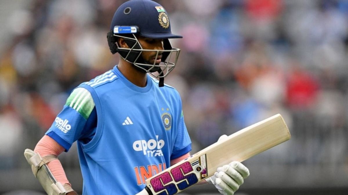 Washington Sundar in this frame