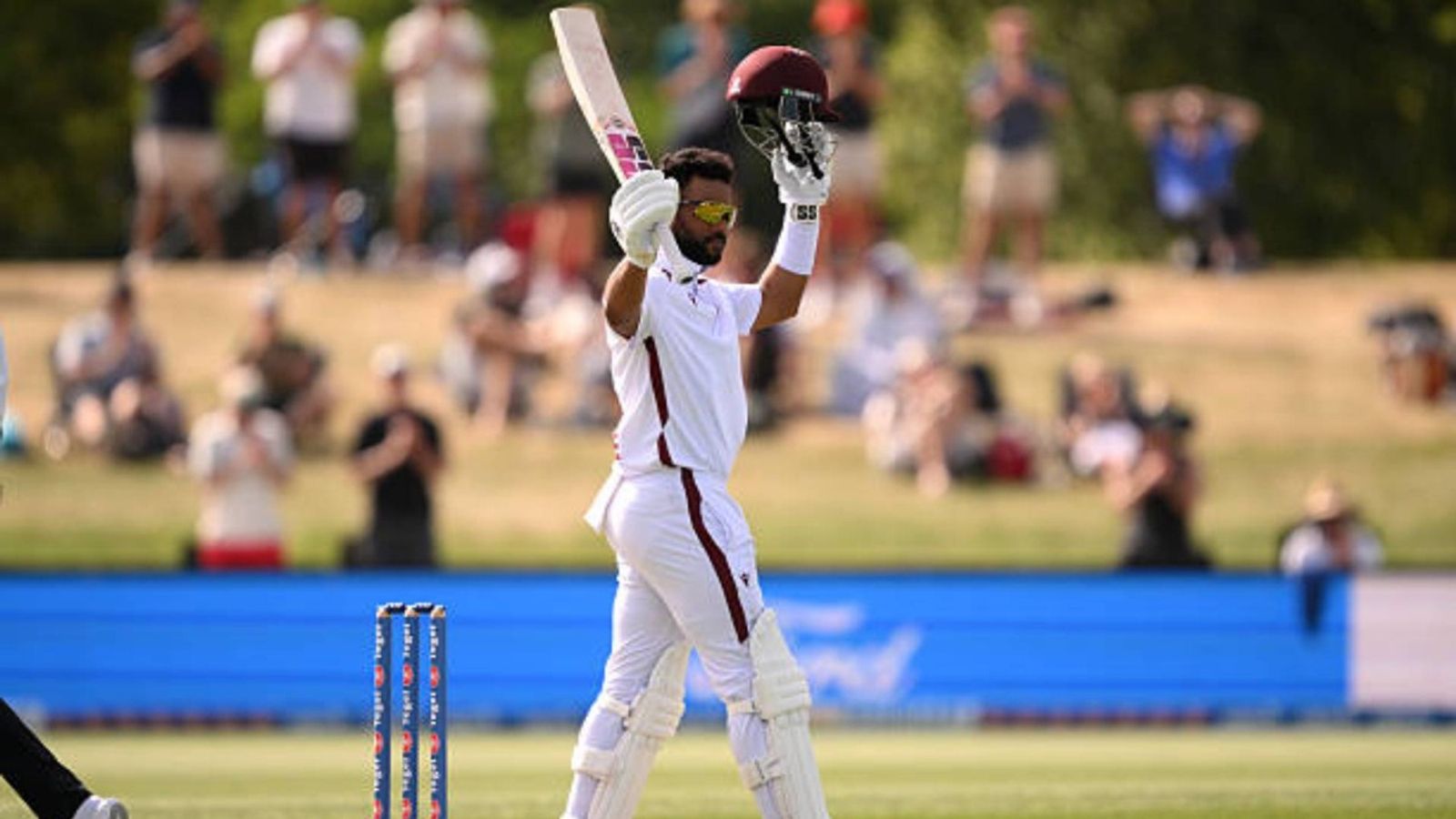 NZ vs WI: Shai Hope leads West Indies' fightback with blistering ton as three New Zealand players sustain injuries on Day 4 Shai Hope in this frame