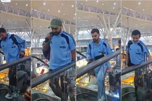 Watch: Team India players spotted lugging bulky bags upstairs after Raipur airport escalator fails SportsTak