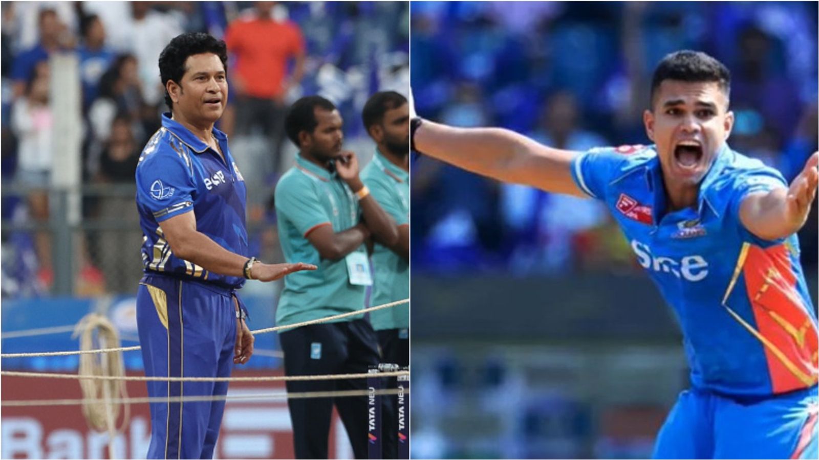 SMAT: History made as Arjun Tendulkar notches rare milestone that even Sachin Tendulkar missed Legendary Sachin Tendulkar (L) and Goa's star all-rounder Arjun Tendulkar in this frame