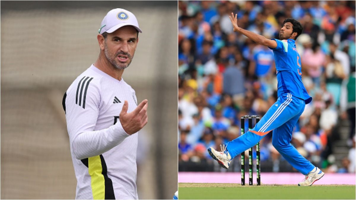 India's assistant coach Ryan Ten Doeschate (L) and star all-rounder Washington Sundar in frame India's assistant coach Ryan Ten Doeschate (L) and star all-rounder Washington Sundar in frame