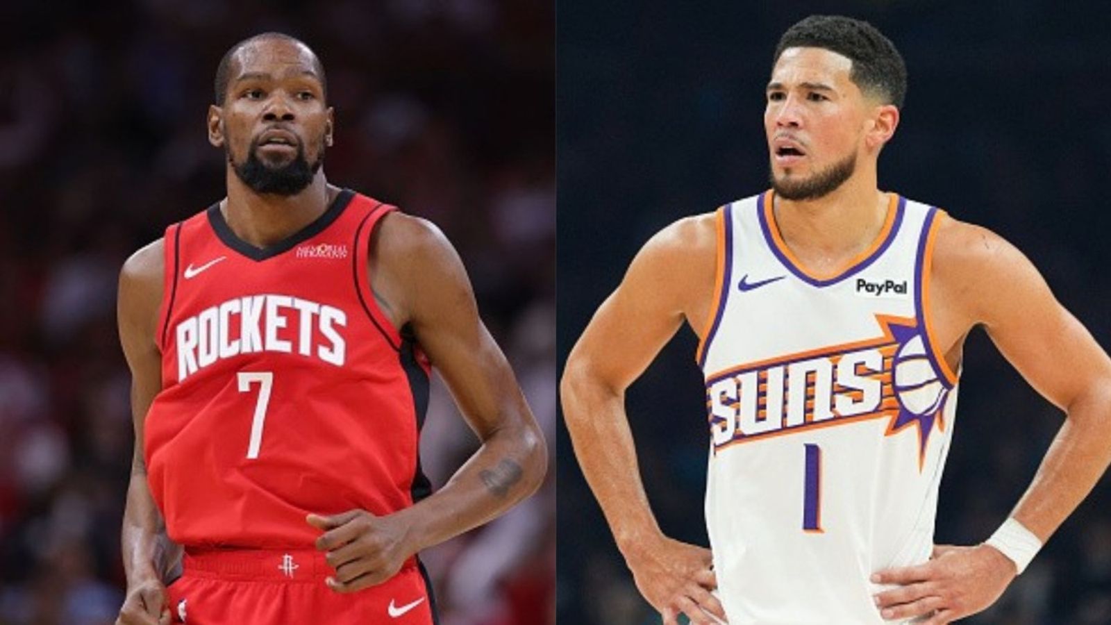 Suns vs Rockets schedule: Date, time, live stream, and more on NBA 2025-26 season (December 5) Kevin Durant, Devin Booker in the frame (Images via Getty)
