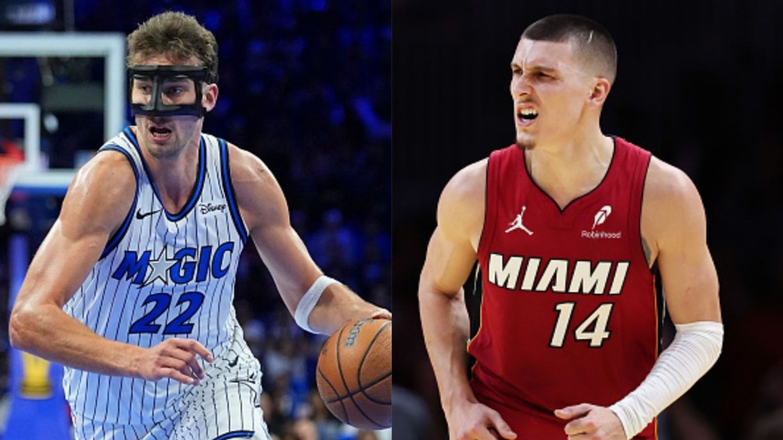 Heat vs Magic schedule: Date, time, live stream, and more on NBA 2025-26 season (December 5) Franz Wagner, Tyler Herro in the frame (Images via Getty)