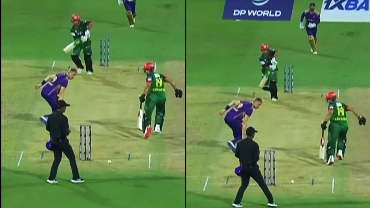 ILT20: Shimron Hetmyer and Khuzaima Tanveer star as Desert Vipers pull off nail-biter victory against Abu Dhabi Knight Riders Desert Vipers playing ILT20 winning shot