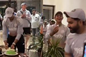 Abey mota hojaunga...': Rohit Sharma's hilarious video of refusing cake from Jaiswal after ODI series win against South Africa goes viral SportsTak