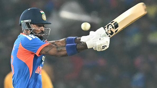 India's star all-rounder Hardik Pandya in this frame India's star all-rounder Hardik Pandya in this frame