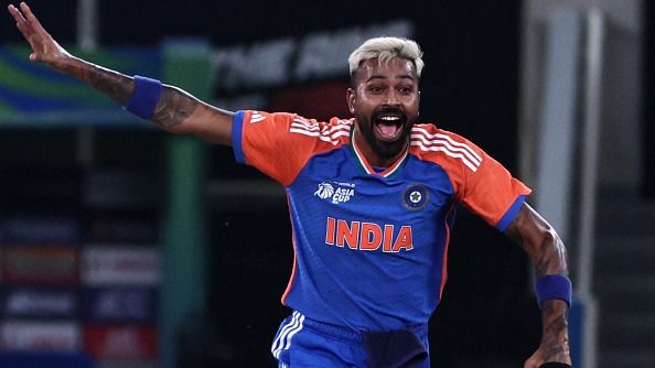 India's star all-rounder Hardik Pandya in this frame India's star all-rounder Hardik Pandya in this frame