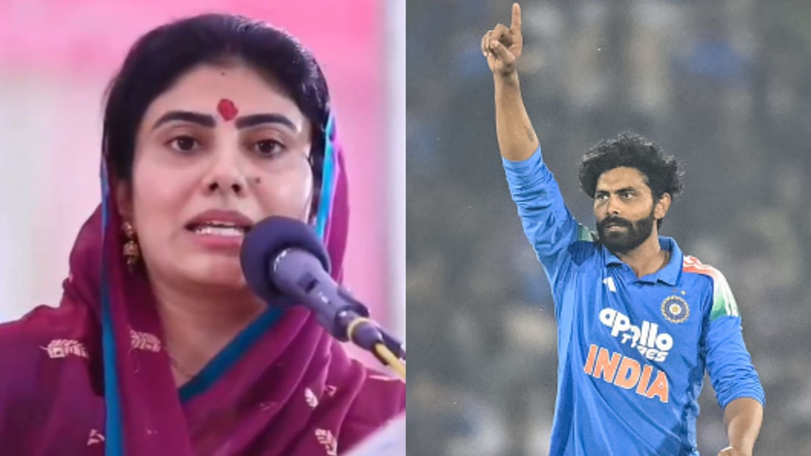 Controversy erupts as Rivaba Jadeja levels shocking allegations against Indian cricketers while praising husband Ravindra Jadeja Controversy erupts as Rivaba Jadeja levels shocking allegations against Indian cricketers while praising husband Ravindra Jadeja