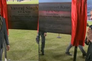 Mullanpur unveils stands named after Yuvraj Singh and Harmanpreet Kaur before of IND vs SA 2nd T20I SportsTak