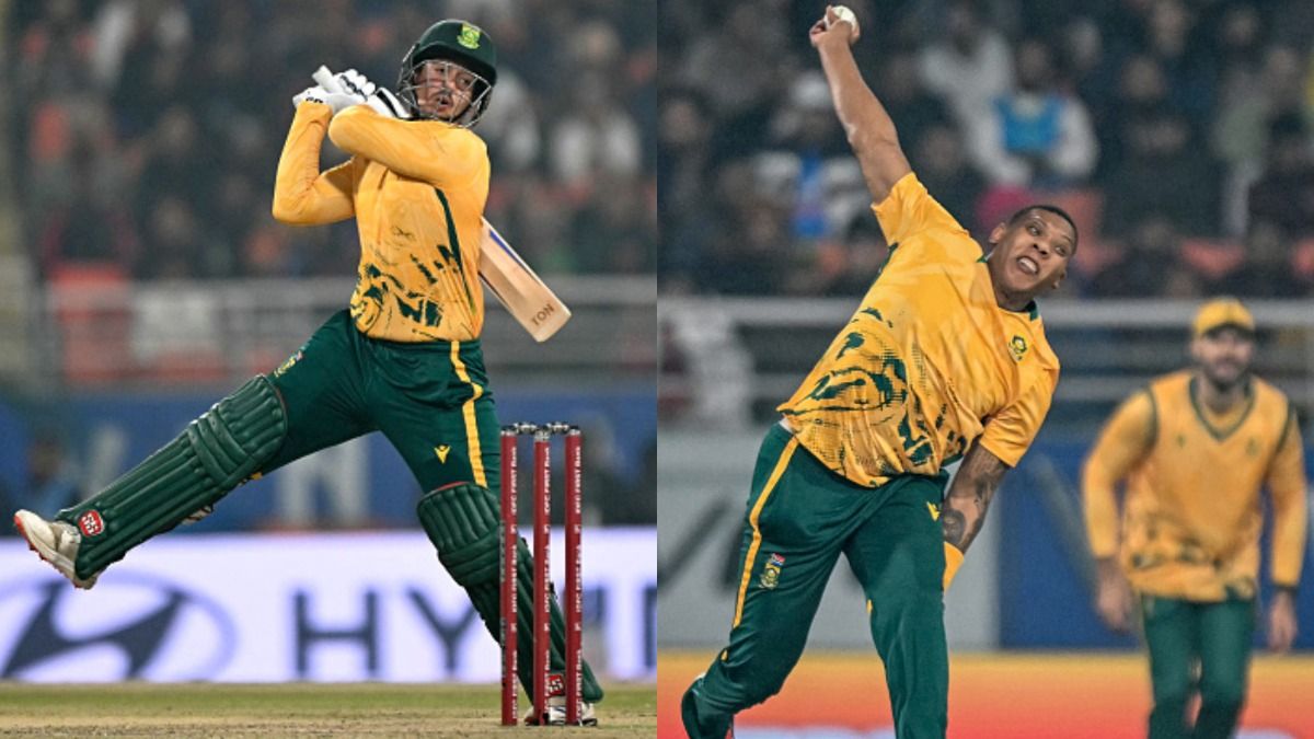 South Africa's Quinton de Kock (l) and Ottniel Baartman in this frame South Africa's Quinton de Kock (l) and Ottniel Baartman in this frame