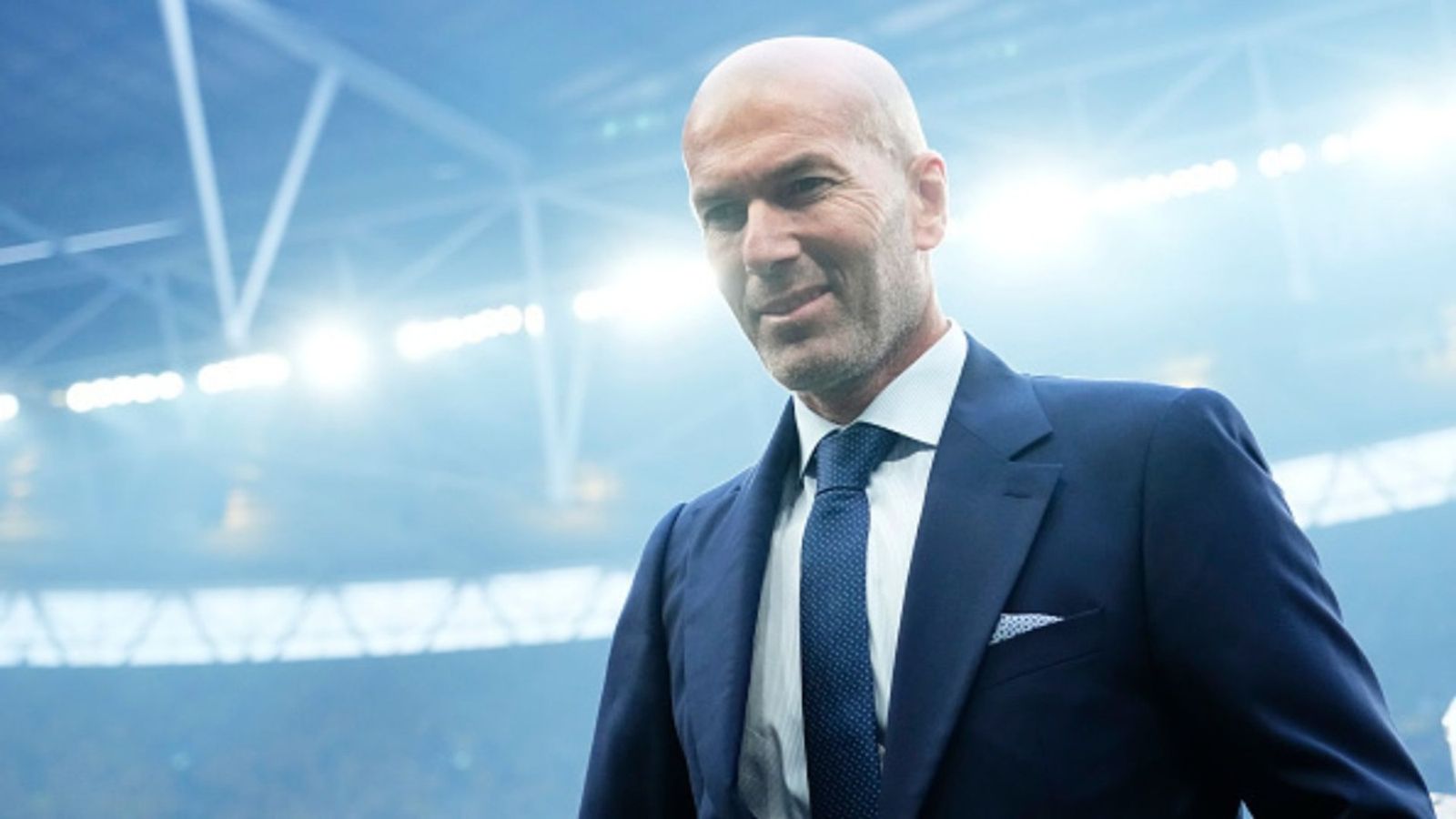 Zidane spotted at Bernabeu as Man City beats Real Madrid 2-1 in UCL clash amid Xabi Alonso’s future in doubt Zidane in the frame (Image via Getty)