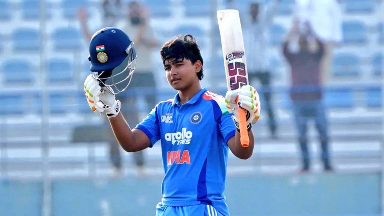 Vaibhav Suryavanshi continues blistering form, smashes 56-ball century against UAE in U-19 Asia Cup Vaibhav Suryavanshi in this frame
