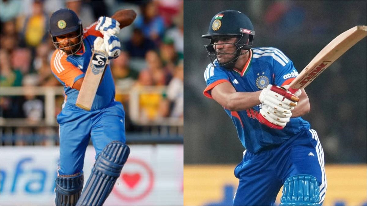 Sanju Samson (L) and Shubman Gill in this frame