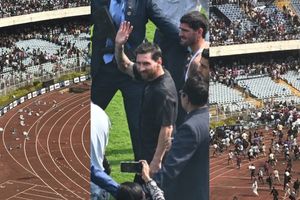 WATCH: Chaos erupts at Salt Lake Stadium after mismanagement during Lionel Messi’s visit for GOAT India Tour SportsTak