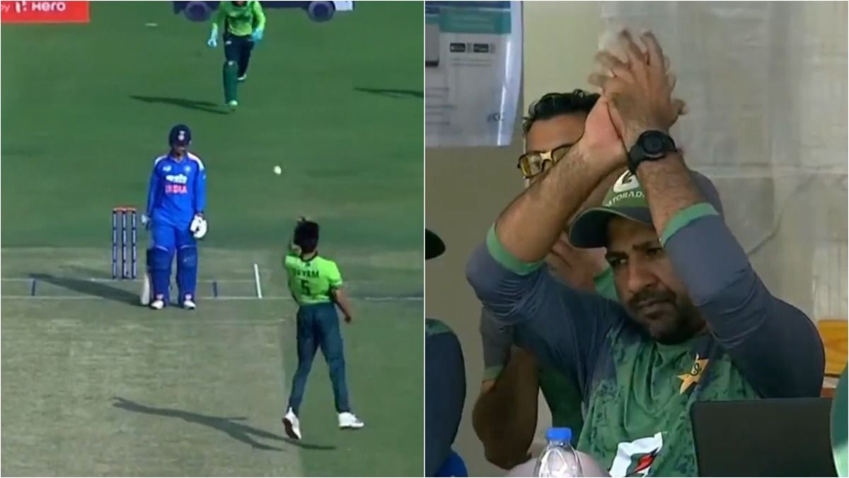 No Vaibhav Suryavanshi show against Pakistan as he falls cheaply, mentor Sarfaraz Ahmed applauds from dugout; watch video Vaibhav Suryavanshi, Sarfaraz Ahmed