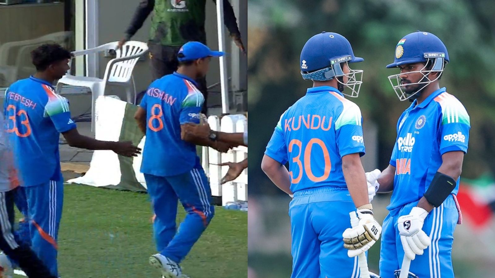 Aaron George stars as India U19 defeat Pakistan by 90 runs to seal U19 Asia Cup semi-final berth Aaron George stars as India U19 defeat Pakistan by 90 runs to seal U19 Asia Cup semi-final berth