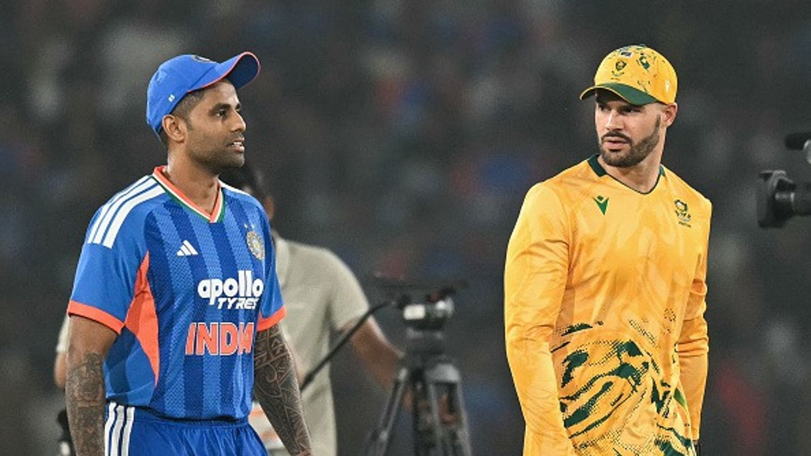 Jasprit Bumrah and Axar Patel miss out as Suryakumar Yadav opts to bowl against South Africa in 3rd T20I: Check playing XI India captain Suryakumar Yadav with South Africa counterpart Aiden Markram in Dharamsala