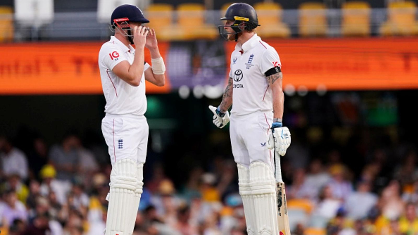 England announce playing XI for Adelaide Test, make one big change but their 'no.1 spinner' still remains benched England's Ben Stokes and Gus Atkinson on day four of the second Ashes Test at The Gabba, Brisbane.