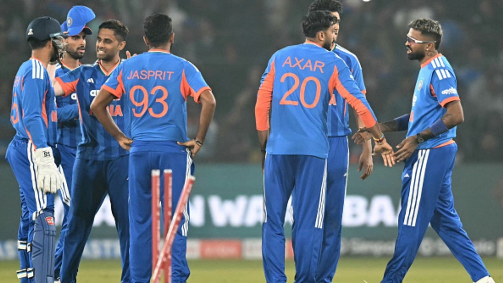 Huge setback for Team India, star all-rounder ruled out of remainder of T20I series against South Africa India's Axar Patel (2R) celebrates with teammates after taking the wicket of South Africa's captain Aiden Markram during the first T20I.