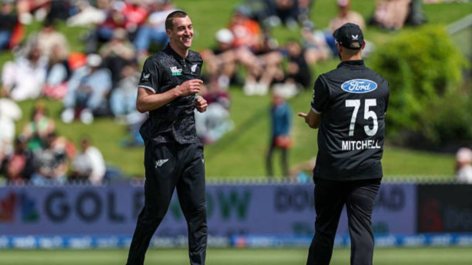 Big blow to New Zealand as star pacer likely to be ruled out for upcoming white-ball tour of India New Zealand's Blair Tickner celebrates a wicket with a teammate during the second one-day international (ODI) cricket match between New Zealand and England at Seddon Park in Hamilton