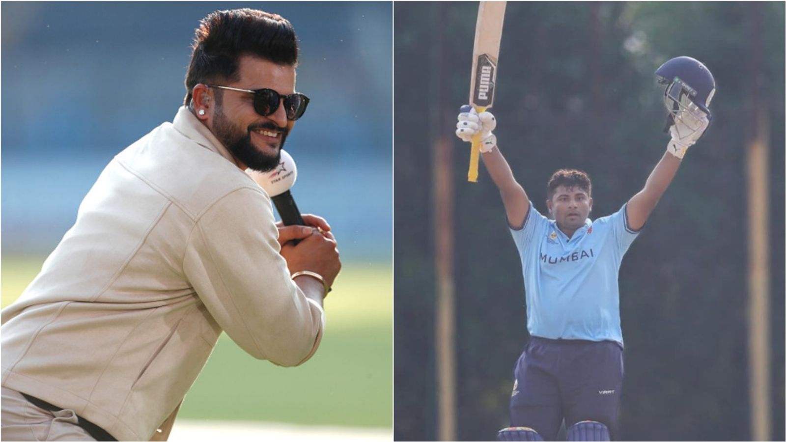 CSK legend Suresh Raina wants MS Dhoni to rope in in-form Sarfaraz Khan, shells out Rs 7 crore in mock auction Former India cricketer Suresh Raina; Mumbai's Sarfaraz Khan celebrates his century in SMAT 2025.