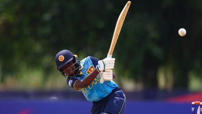 Sri Lanka announce T20I squad for India series, include ambidextrous spinner in 15-member pack Sri Lanka's Shashini Gimhani in this frame