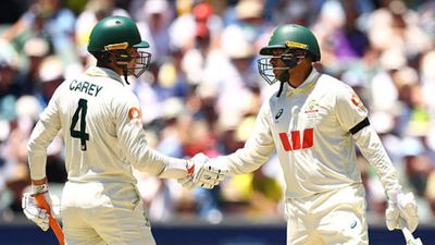 The Ashes, 3rd Test: Alex Carey's hundred, Usman Khawaja's gritty 85 help Australia finish Day 1 on 326/8 SportsTak