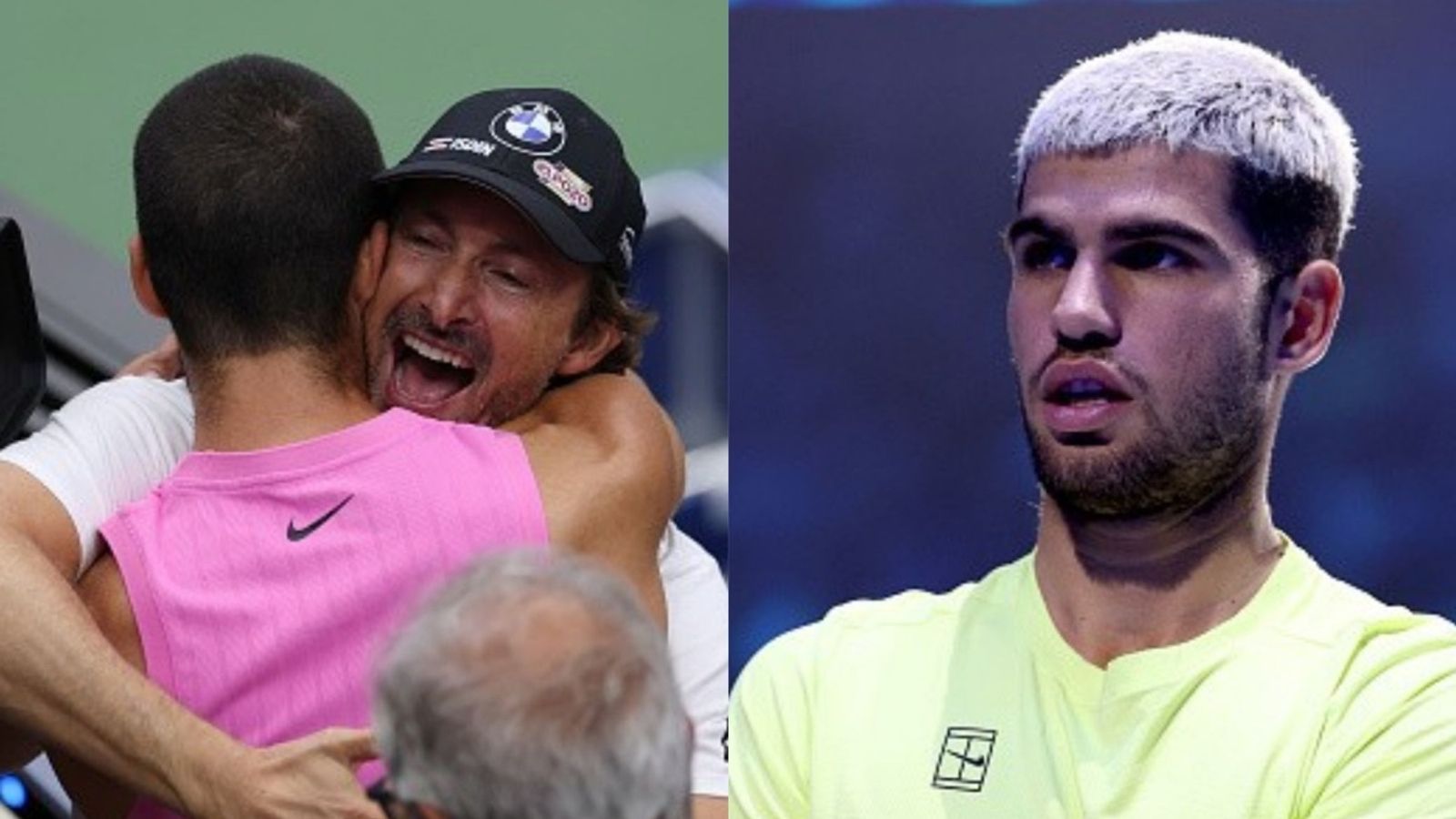 Carlos Alcaraz splits with coach Juan Carlos Ferrero in a shocking statement after seven years Carlos Alcaraz, Juan Carlos Ferrero in the frame (Images via Getty)