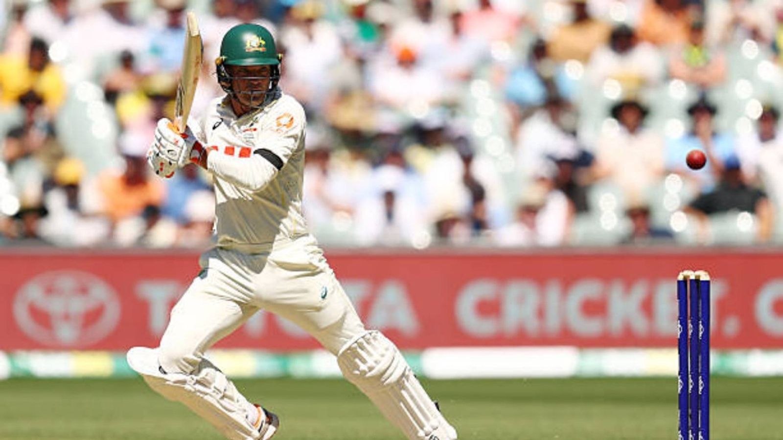 The Ashes, 3rd Test: Review reinstated for England after technology failure over Alex Carey appeal Alex Carey of Australia bats during day one of the Third Test Match in the 2025-26 Ashes Series between Australia and England at Adelaide Oval (via Getty)