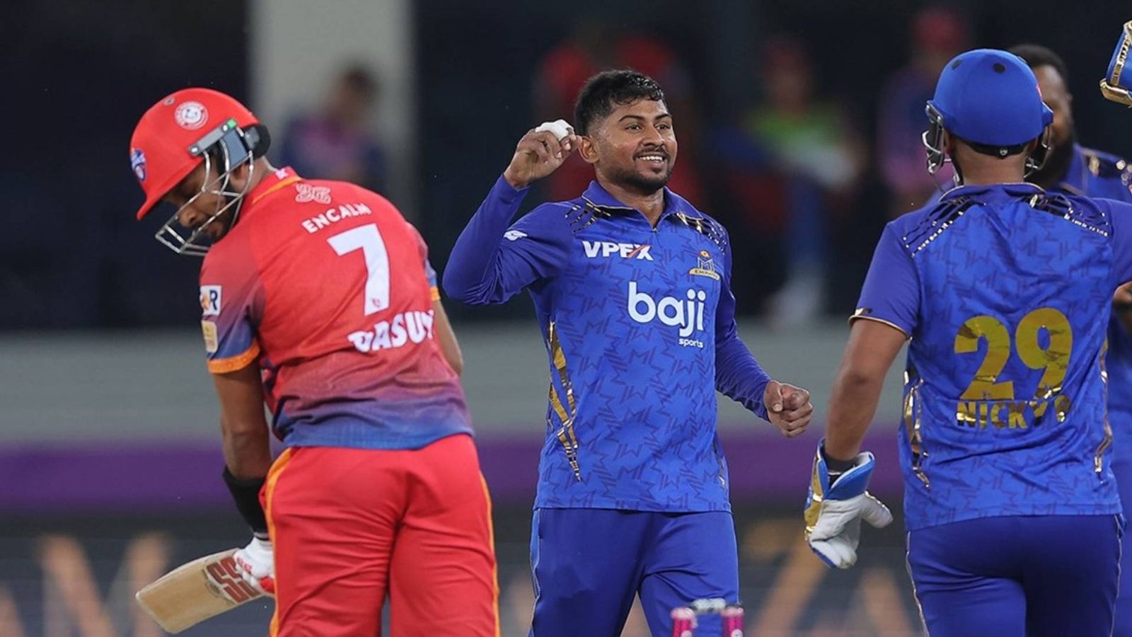 ILT20: Jonny Bairstow and Rashid Khan power MI Emirates to narrow 7-run win over Dubai Capitals ILT20: Jonny Bairstow and Rashid Khan power MI Emirates to narrow 7-run win over Dubai Capitals