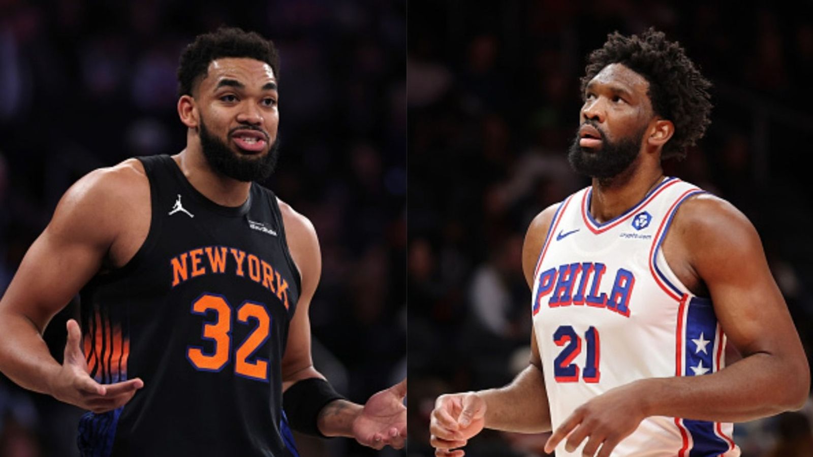 76ers vs Knicks schedule: Date, time, live stream, and more on NBA 2025-26 season (December 19) Karl Anthony Towns, Joel Embiid in the frame (Images via Getty)