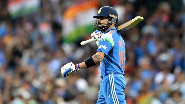 India's batting superstar Virat Kohli in this frame. (Getty)