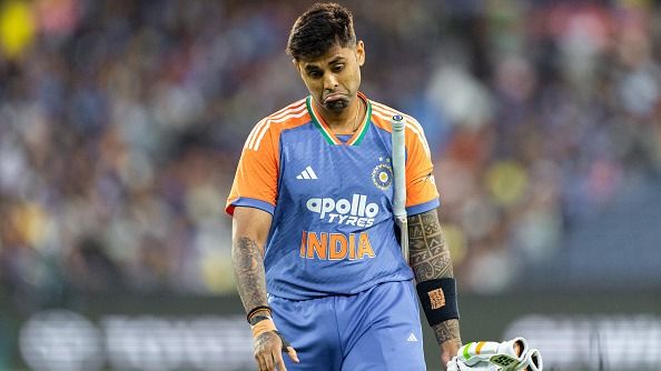 India's T20I captain Suryakumar Yadav in this frame