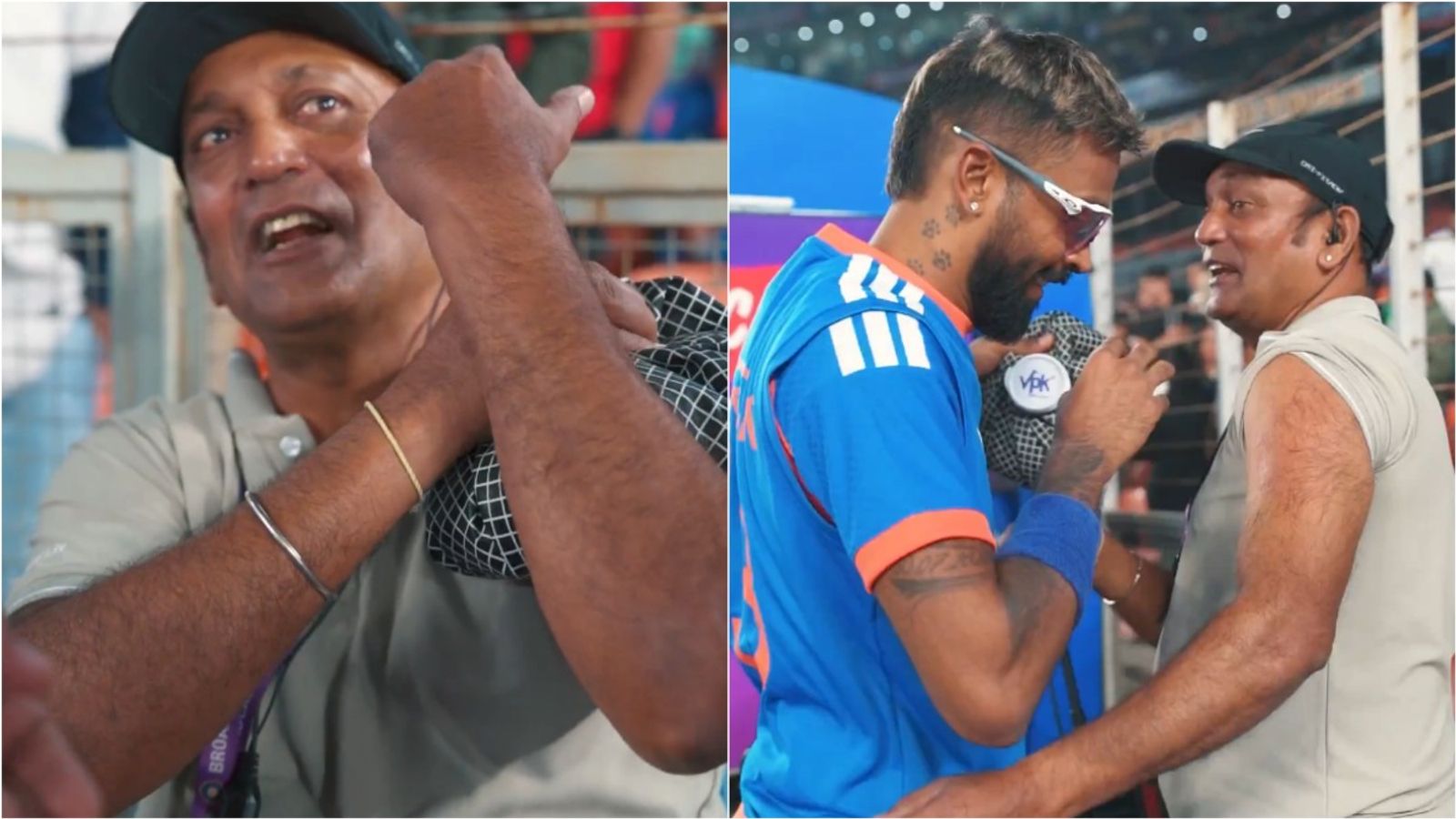Cameraman who got hit by Hardik Pandya's first-ball six says, 'Thoda upar niche gira hota to...'; watch video Hardik Pandya checks in on cameraperson after his shot hit him on the left arm during 5th T20I against South Africa.